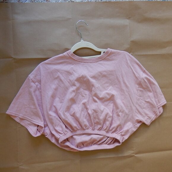 OFFLINE by aerie Pink Crop Top - Picture 1 of 2